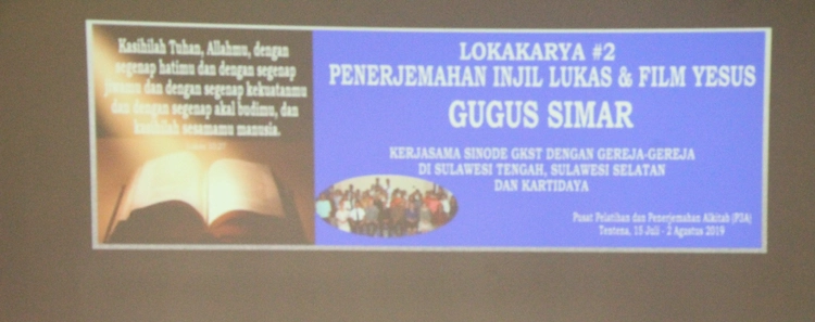 Penerjemahan Injil Lukas dan Fil Yesus